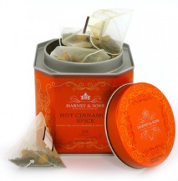 Herbata Hot Cinnamon Spice - jedwabne piramidy, 30 szt.