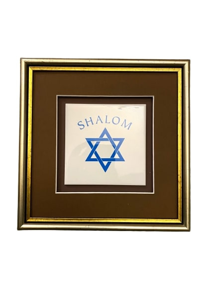 Obrazek z kaflem ceramicznym Shalom pasee - partout