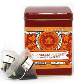 Herbata Cranberry Autumn - jedwabne piramidy, 20 szt.