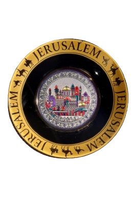 Ozdobny talerz Jerusalem