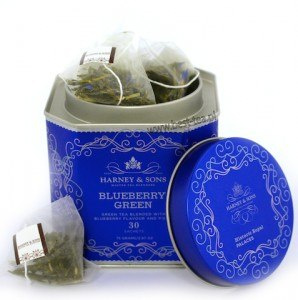 Herbata Blueberry Green - jedwabne piramidy, 30 szt.