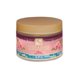 Health & Beauty Peeling aromatyczny do ciała z Morza Martwego - róża 450 g