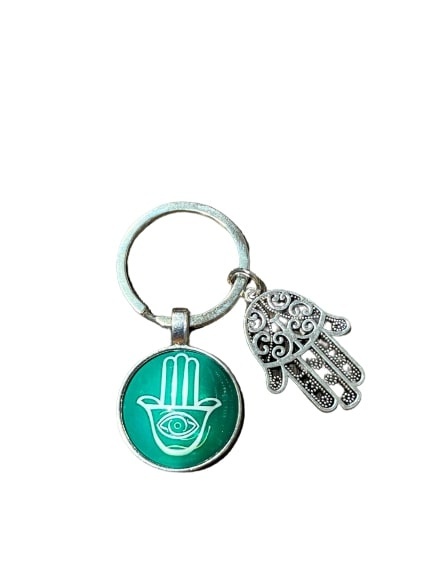 Brelok Hamsa podwójna