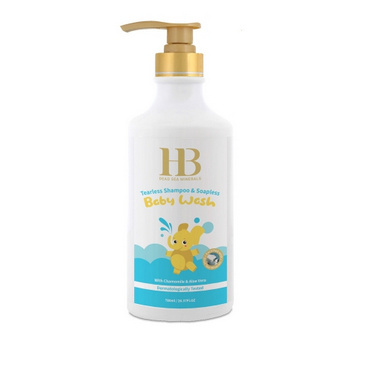 H&B Shampoo, Wash Gel and Bubble Bath for Children and Babies (3-in-1)
