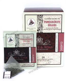 Herbata Pomegranate Oolong- jedwabne piramidy, 20szt.