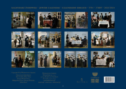 KALENDARZ ŻYDOWSKI | JEWISH CALENDAR | Calendario Ebraico 5784 | 2023/2024