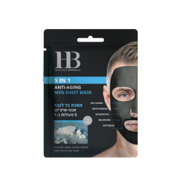 Maska w płachcie 5 w 1 przeciw starzeniu się dla mężczyzn H&B