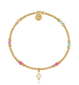 Bransoletka złota z kamieniami