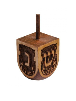 Dreidel drewniany duży