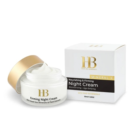 H&B Krem na Noc z Morza Martwego - Ujędrniający 50 ml