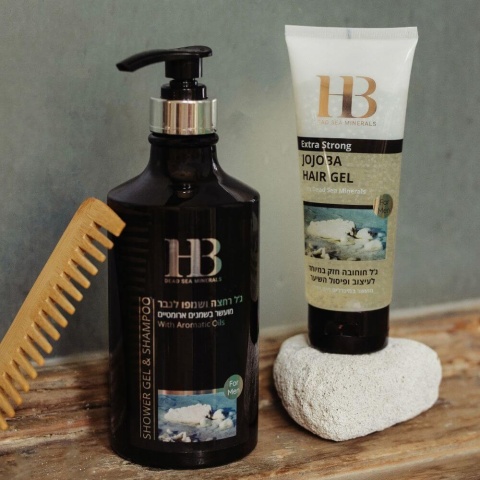 H&B Szampon i Żel pod Prysznic dla Mężczyzn z Morza Martwego 2w1 - 780 ml