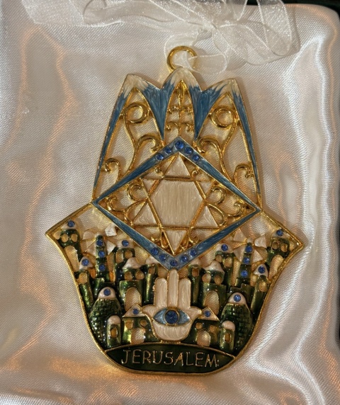Hamsa Ozdobna Jerusalem