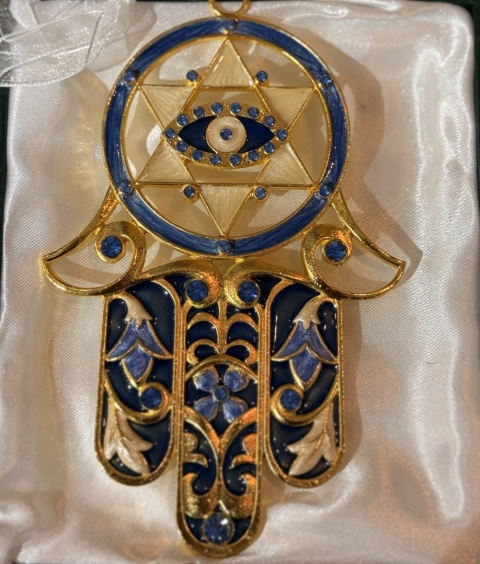 Hamsa Ozdobna Zawieszka Gwiazda Dawida