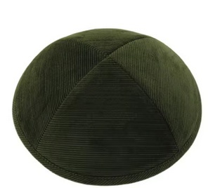 Jarmułka Kipa Khaki Sztruks