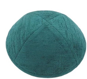 Jarmułka Sztruks Butelkowa Zieleń