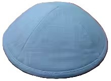 Jarmułka błękitna ze spinką