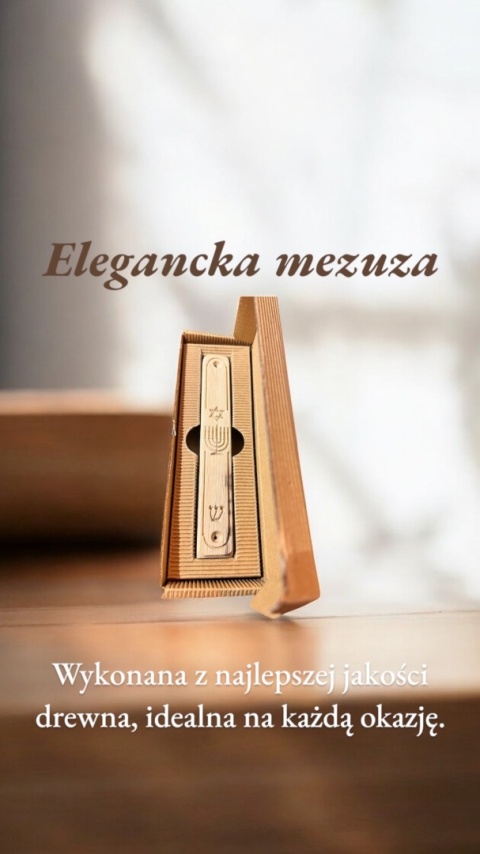 Mezuza Drewniana