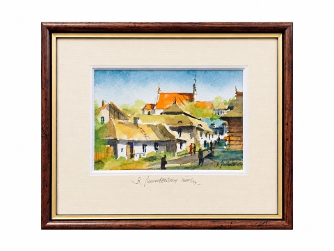 Obraz akwarela Bartłomiej Michałowski 18x24 cm