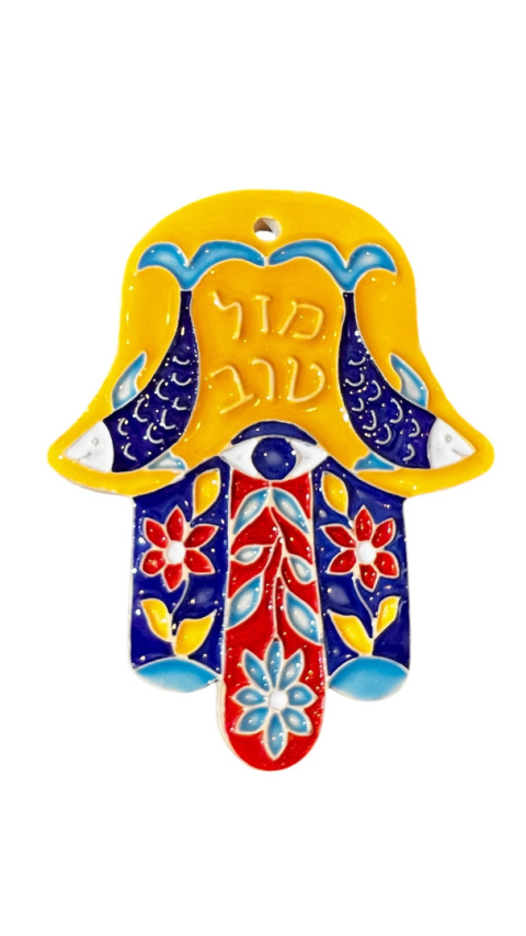 Zawieszka Ceramiczna Hamsa Ręka Miriam